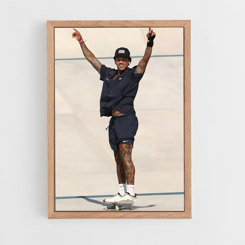 Poster Trickster Nyjah – affiche Skateboard (vue 4)